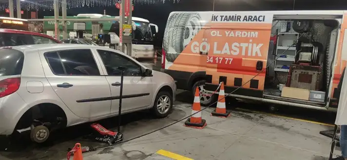 İstanbul Lastik değişim ekipmanları ve servis aracı